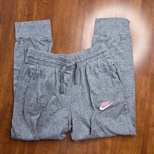 3 / $30 Nike Kids Standard Fit Gray Jogger Lightweight Drawstring Waist Size‎ L